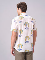 Men's Natural 100% Cotton Regular Fit Shirt