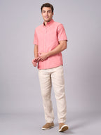 Men's Brick 100% Cotton Regular Fit Shirt