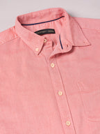 Men's Brick 100% Cotton Regular Fit Shirt