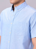 Men's Sky 100% Cotton Regular Fit Shirt