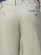 Men's Green Cotton Lycra Regular Fit Shorts Light