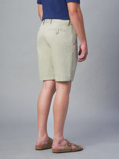 Men’s Cotton Lycra Regular Fit Short Light Green