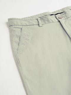Men’s Cotton Lycra Regular Fit Short Light Green