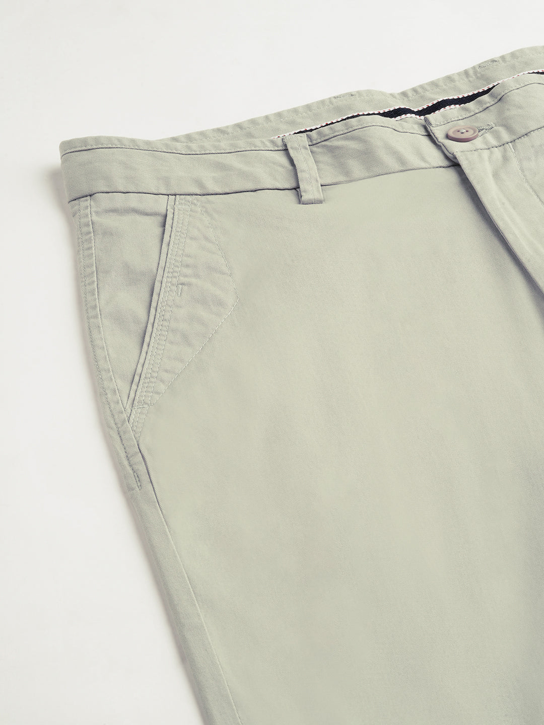 Men's Green Cotton Lycra Regular Fit Shorts Light