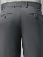 Men's Navy Cotton Lycra Regular Fit Shorts