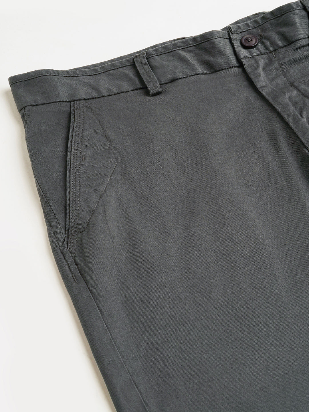 Men's Navy Cotton Lycra Regular Fit Shorts