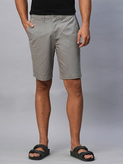 Men’s Cotton Lycra Regular Fit Short Grey
