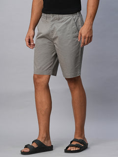 Men’s Cotton Lycra Regular Fit Short Grey