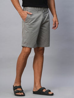 Men’s Cotton Lycra Regular Fit Short Grey