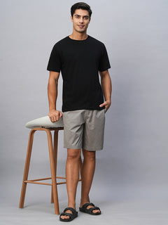 Men’s Cotton Lycra Regular Fit Short Grey