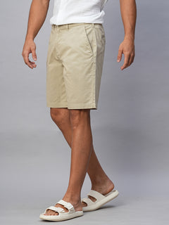 Men’s Cotton Lycra Regular Fit Short Khaki