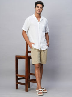 Men’s Cotton Lycra Regular Fit Short Khaki