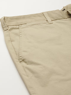 Men’s Cotton Lycra Regular Fit Short Khaki