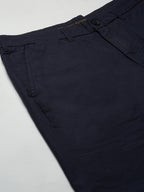 Men's Nav 100% Cotton Regular Fit Shorts Marine