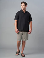 Men's Linen Viscose Regular Fit Shorts Avenue