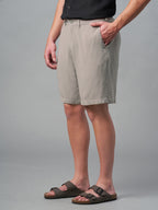 Men's Linen Viscose Regular Fit Shorts Avenue