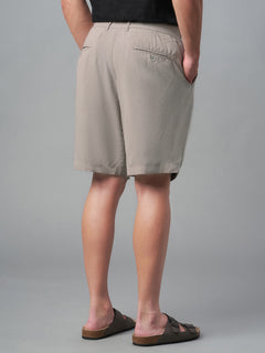Men's Linen Viscose Regular Fit Shorts Avenue