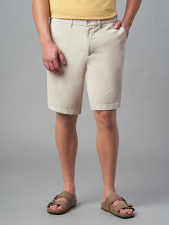 Men’s Viscose Linen Regular Fit Short Natural