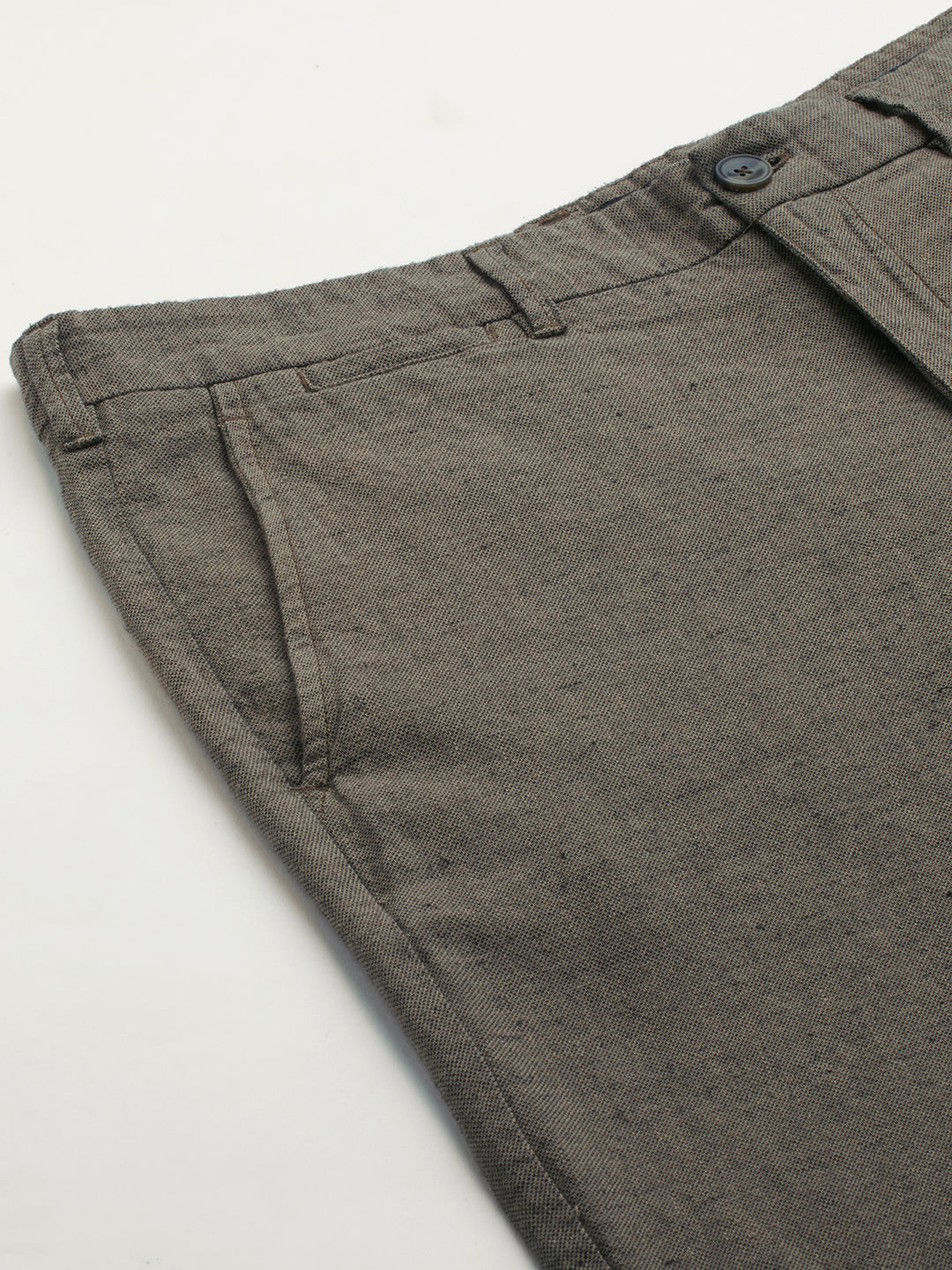 Men's Cotton Linen Regular Fit Shorts Avenue