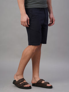 Men’s Cotton Linen Regular Fit Short Navy