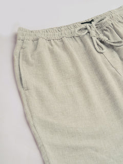 Men’s Cotton Linen Regular Fit Short Lt Brown