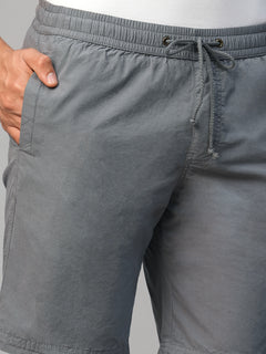 Men’s Cotton Regular Fit Short Grey