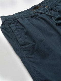 Men’s Cotton Regular Fit Solid Short Navy