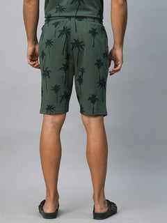 Men’s Cotton Regular Fit Shorts Green