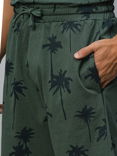 Men’s Cotton Regular Fit Shorts Green
