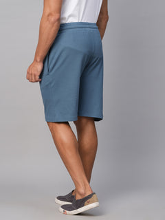Men’s Cotton Elastane Regular Fit Short Blue