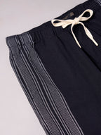 Men's Black 100% Cotton Regular Fit Shorts