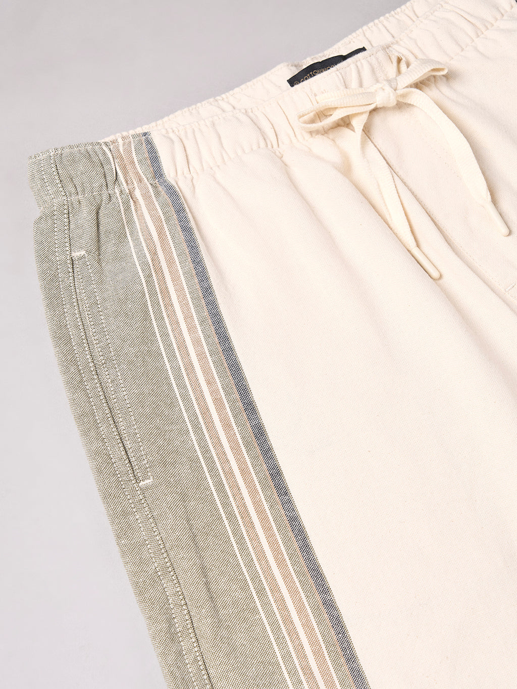 Men's Natural 100% Cotton Regular Fit Shorts