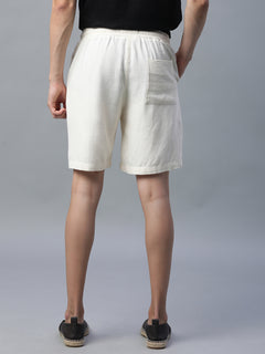 Men’s Linen Viscose Regular Fit Short Natural