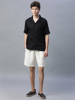 Men’s Linen Viscose Regular Fit Short Natural
