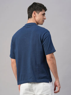 Men’s Cotton Regular Fit T-Shirt Dark Blue