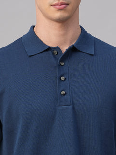 Men’s Cotton Regular Fit T-Shirt Dark Blue