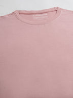 Men's 100% Cotton Round Neck T Shirt Pink