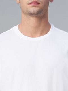 Men’s Cotton Regular Fit Crew Neck T-Shirt White