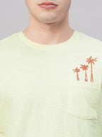 Men's Natural 100% Cotton Regular Fit Tshirt