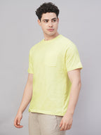 Men's Natural 100% Cotton Regular Fit Tshirt
