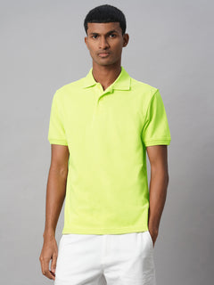 Men’s Cotton Regular Fit Polo T-Shirt Green