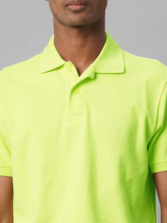 Men’s Cotton Regular Fit Polo T-Shirt Green