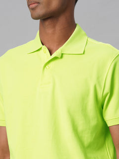 Men’s Cotton Regular Fit Polo T-Shirt Green