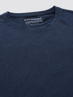Men's Cotton Bamboo Elastane Regular Fit Tshirt Navy
