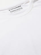 Men's Cotton Bamboo Elastane Regular Fit Tshirt White