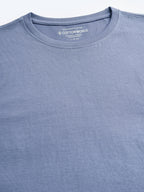 Men's Lavender Cotton Bamboo Elastane Regular Fit Tshirt