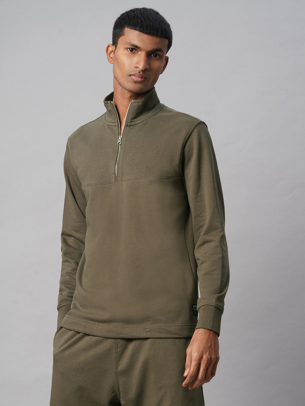 Men's Brown Cotton Polyester Regular Fit Tshirt