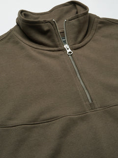 Men’s Cotton Polyester Regular Fit T-Shirt Brown