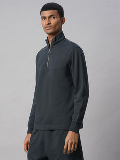 Men’s Cotton Polyester Regular Fit T-Shirt Navy