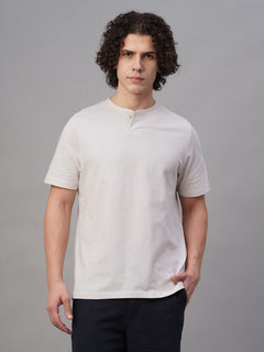 Men’s Cotton Regular Fit T-Shirt Chalk